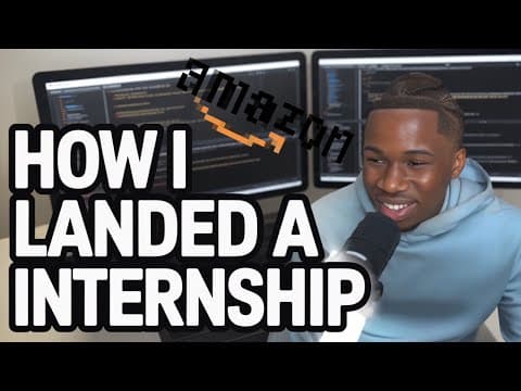How I Got a Software Engineering Internship in Freshman Year
