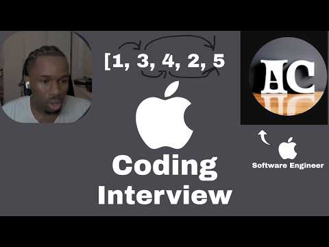Mock Apple Coding Interview with an Apple Software Engineer